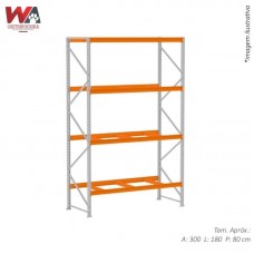 23740 - PORTA PALET 500KG INIC 3,0X1,80X80 4AN