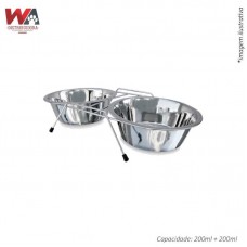 20710 - COMED INOX DUPLO SUSPENSO P MAIS DOG
