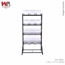 29316 - PDV DURABOX 3X4 PRETO