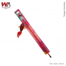 26832 - BRINQ GATO VARINHA PEIXE 46CM