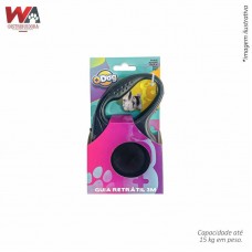 30739 - GUIA RETRATIL FITA 3MT STANDARD PRETO