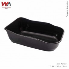 30308 - BANHEIRA GATO GIGANTE LUXO PRETA