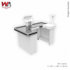 31158 - CHECK OUT FLEX 1,50X1,00X90 BRANCO