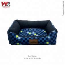 31504 - CAMA XADREZ AZUL G