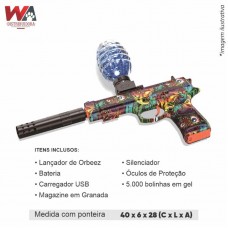 31700 - PISTOLA ELETRICA ESFERA GEL GUN