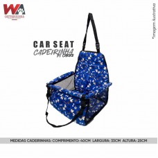 32022 - CAR SEAT CADEIRINHA P/CARRO ESTAMP AZUL
