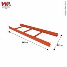 32010 - LONGARINA 500KG 1,80X80 KIT LARANJA
