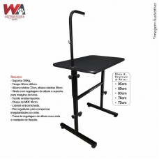 32064 - MESA TOSA C/REGULAGEM 90X60 PRETO