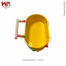 32085 - BANHEIRA G CONICA DECOR C/POLEIRO AMAREL