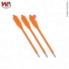 32097 - FLECHAS KIT C/12 6,5P (16,5CM) LARANJA