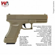 32099 - PISTOLA AIRSOFT GK-V20 TAN METAL 6MM