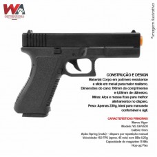 32088 - PISTOLA AIRSOFT VG GK-V500 SL MOLA 6MM