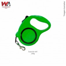 26843 - GUIA RETRATIL FITA 5MT MAIS DOG VERDE