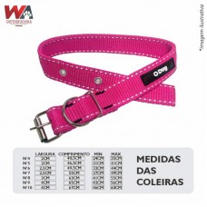 31868 - COLEIRA GD PORTE N.10 ROSA