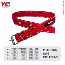 31870 - COLEIRA GD PORTE N.10 VERMELHA