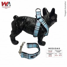 31842 - GUIA C/PEIT GD PORTE GG XADREZ AZUL