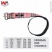 COLEIRA MD PORTE N.06 XADREZ ROSA