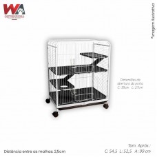 31140 - FAUNA PET ROE M BRANCO/PRETO