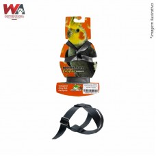 32179 - GUIA C/PEITORAL H P/AVES PRETO