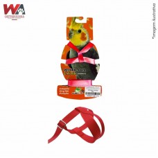 32180 - GUIA C/PEITORAL H P/AVES VERMELHO