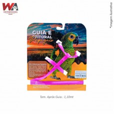 32175 - GUIA C/PEITORAL PAPAGAIO ROSA