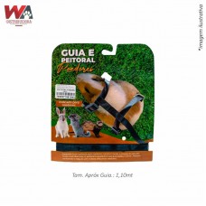 32170 - GUIA C/PEITORAL ROEDORES PRETO