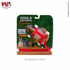 32172 - GUIA C/PEITORAL ROEDORES VERMELHO