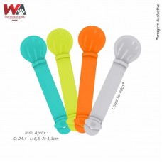 32447 - COLHER PETISCO CREMOSO C/12 CORES SORTID