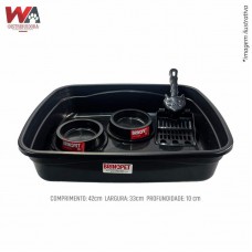 32373 - KIT BANHEIRA C/PA E 2 COMED PRETO