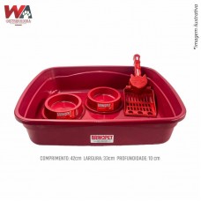 32270 - KIT BANHEIRA C/PA E 2 COMED VERM