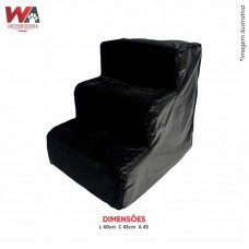 31063 - ESCADA 3 DEGRAUS PRETO