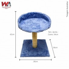 32468 - ARRANHADOR TORRE COM CAMA AZUL