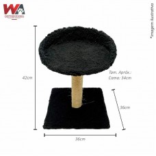 32471 - ARRANHADOR TORRE COM CAMA PRETO