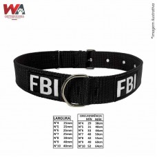 23514 - COLEIRA GD PORTE FBI N.08 PRETO