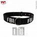 COLEIRA GD PORTE FBI N.10 PRETO