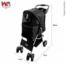 31781 - CARRINHO PET PREMIUM PRETO
