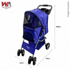 26818 - CARRINHO PET PREMIUM AZUL