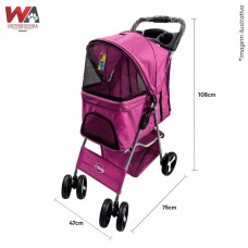 26819 - CARRINHO PET PREMIUM ROSA