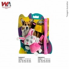 31784 - GUIA C/PEITORAL PELUCIA P COELHO