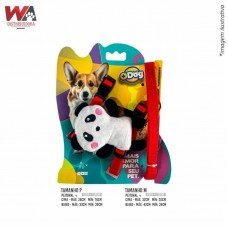 32575 - GUIA C/PEITORAL PELUCIA P PANDA