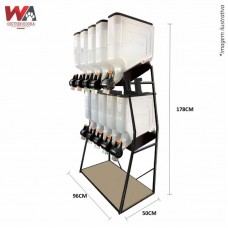 29623 - KIT DISPENSER 10 MODULOS 35L 2X5 PRETO