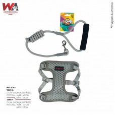 32623 - GUIA C/PEIT SPEED G RACAS PEQ KNOT CINZA