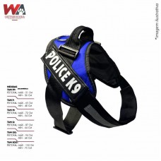 31801 - PEITORAL K-9 PP MAIS DOG AZUL