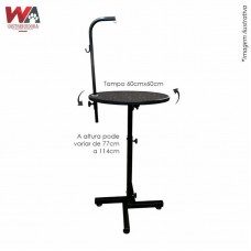 32664 - MESA TOSA C/REGUL REDONDA GIRATORIA 60CM