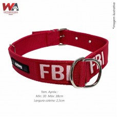 32314 - COLEIRA DUPLA ENFORCADOR FBI N.05 VERM