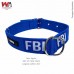 COLEIRA DUPLA ENFORCADOR FBI N.08 AZUL
