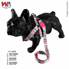 32683 - GUIA C/PEITORAL AM ROSA DESIGN P