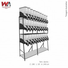 30386 - KIT DISPENSER 30 MODULOS 20LT 3X10 PRETO