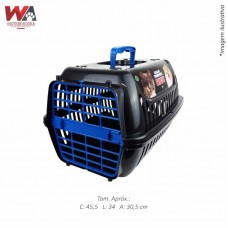 32266 - CX TRANSP BLACK BRINQPET N.03 AZUL