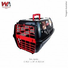 32268 - CX TRANSP BLACK BRINQPET N.03 VERMELHA